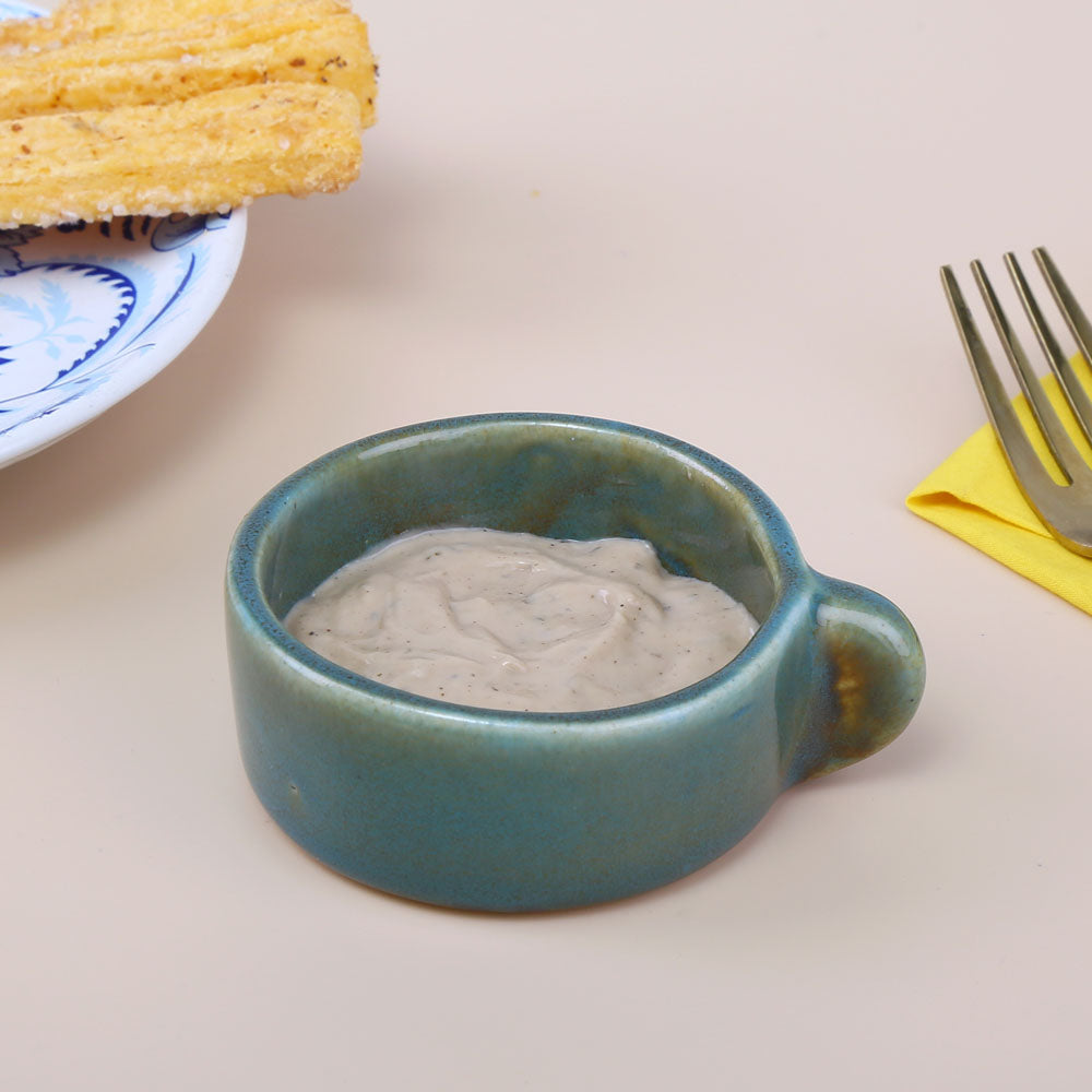 Glaze 120 ml Small Serving Bowl - Moss Green