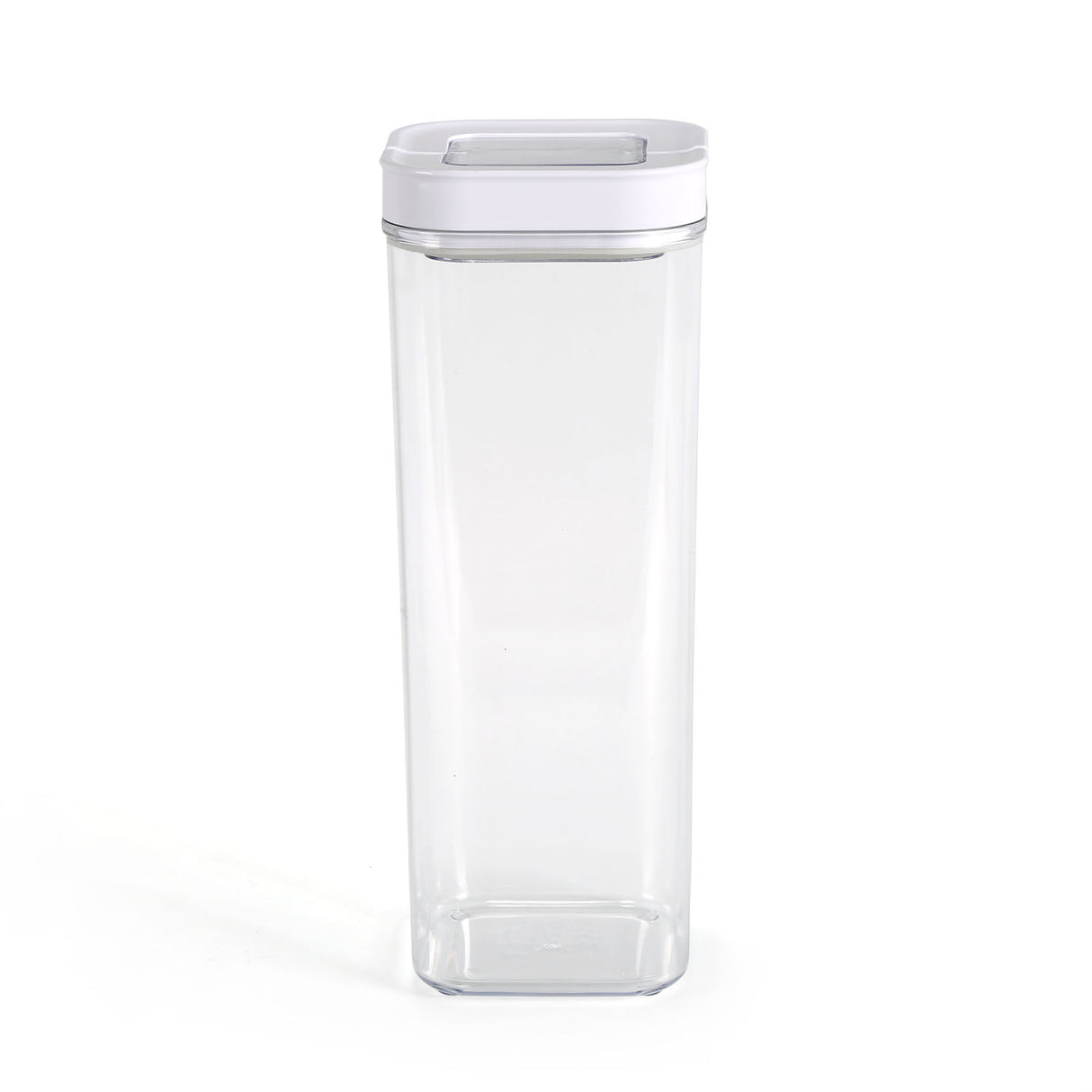 Square Shape 2300 ml Fliplock Canister (Transparent)
