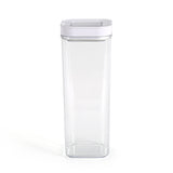 Square Shape 2300 ml Fliplock Canister (Transparent)