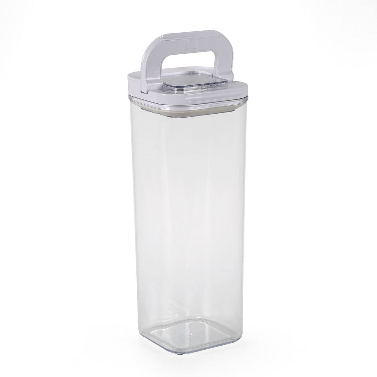 Square Shape 2300 ml Fliplock Canister (Transparent)