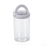 Round Shape 1000 ml Fliplock Container (Transparent)