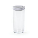 Round Shape 1350 ml Fliplock Canister (Transparent)