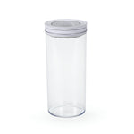 Round Shape 1350 ml Fliplock Canister (Transparent)