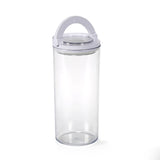 Round Shape 1350 ml Fliplock Canister (Transparent)