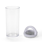 Round Shape 1350 ml Fliplock Canister (Transparent)