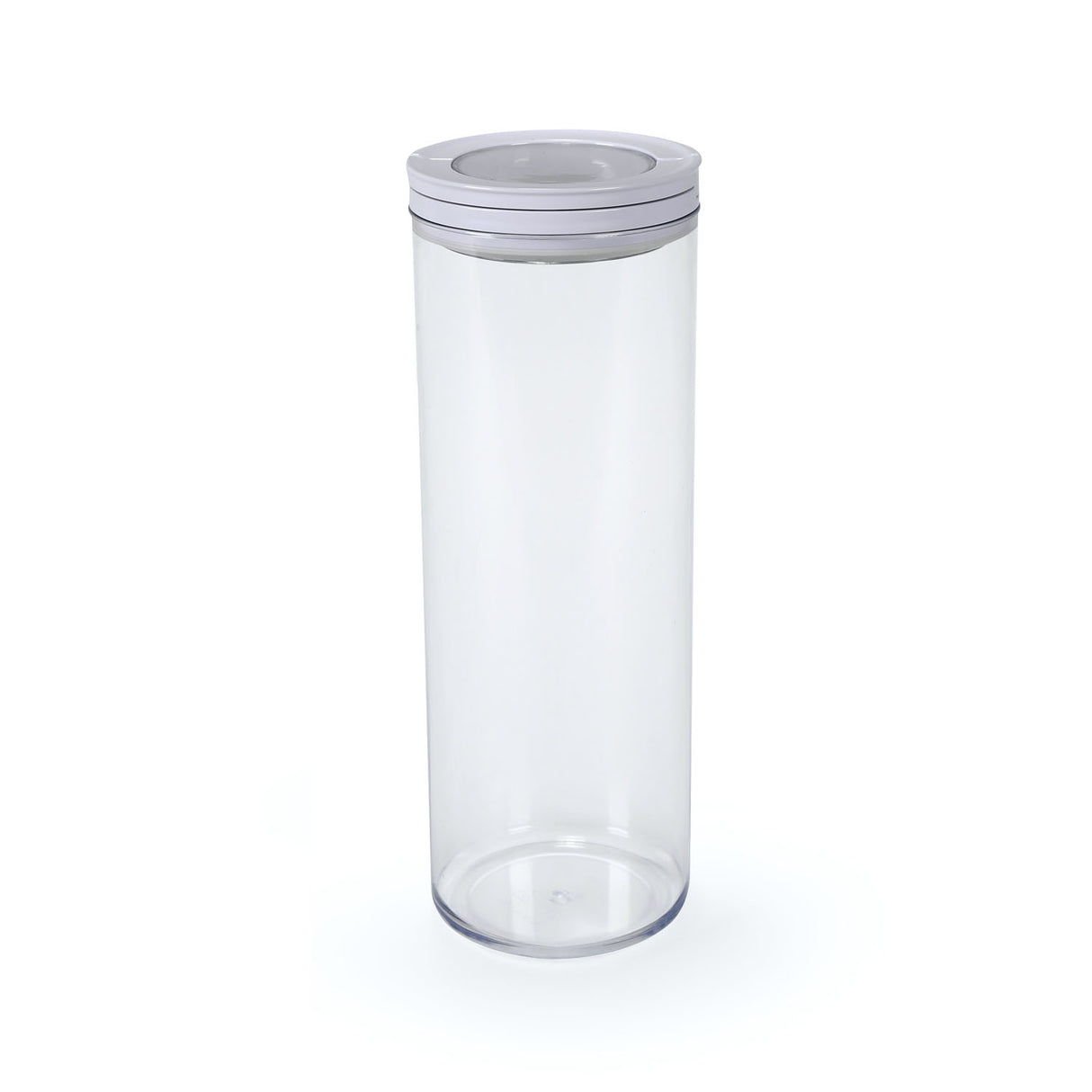 Round Shape 1800 ml Fliplock Container (Transparent)