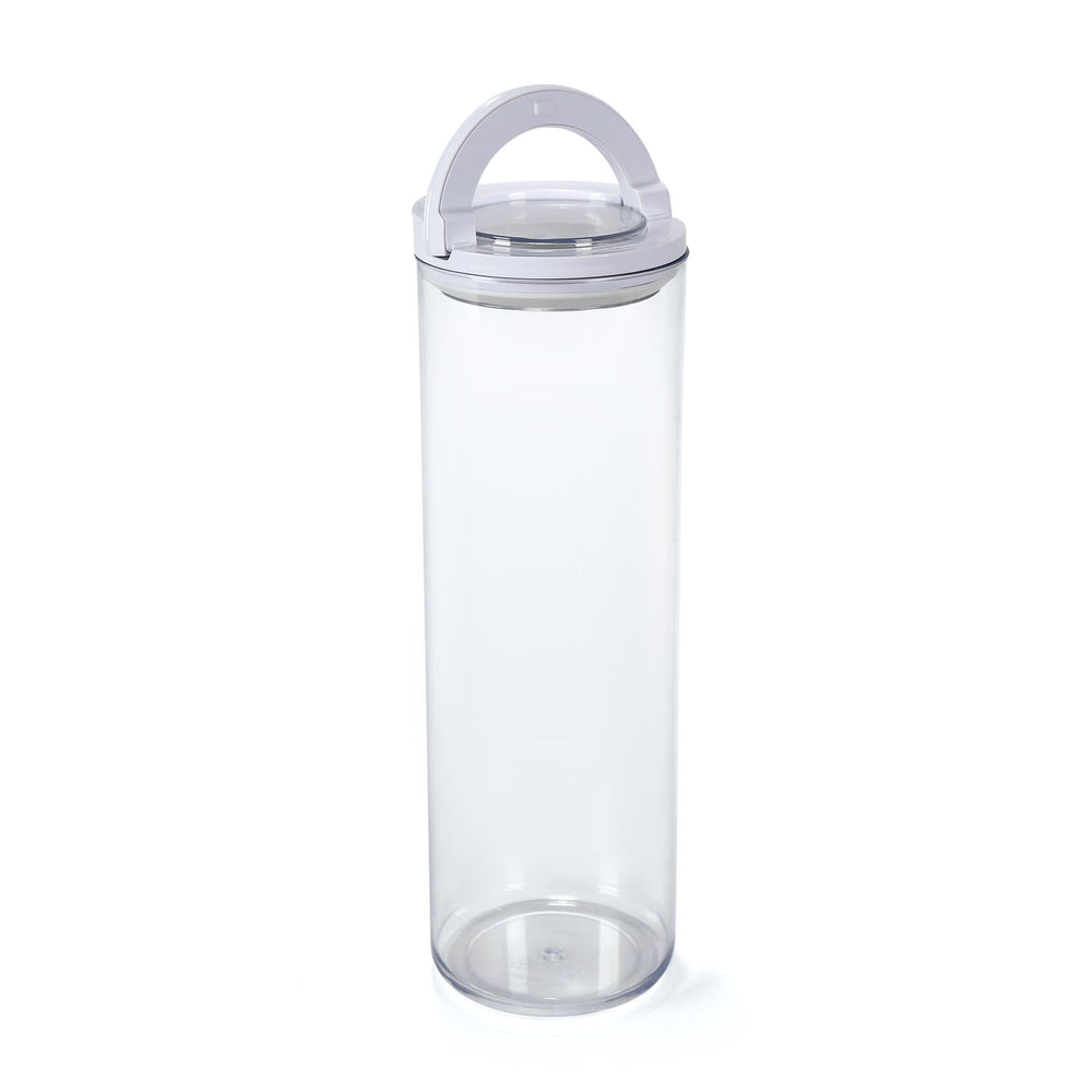 Round Shape 1800 ml Fliplock Container (Transparent)