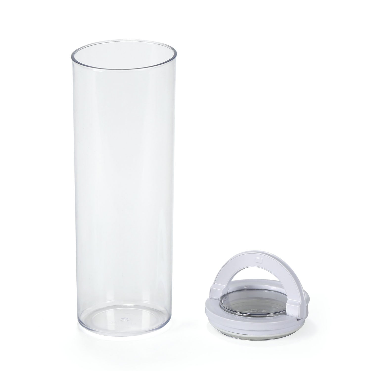 Round Shape 1800 ml Fliplock Container (Transparent)