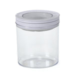 Round Shape 660 ml Fliplock Canister (Transparent)
