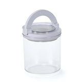 Round Shape 660 ml Fliplock Canister (Transparent)