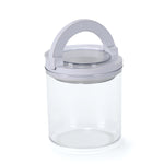 Round Shape 660 ml Fliplock Canister (Transparent)