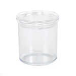 Round Shape 660 ml Canister (Transparent)