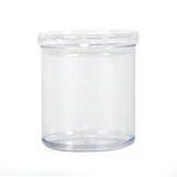 Round Shape 660 ml Canister (Transparent)