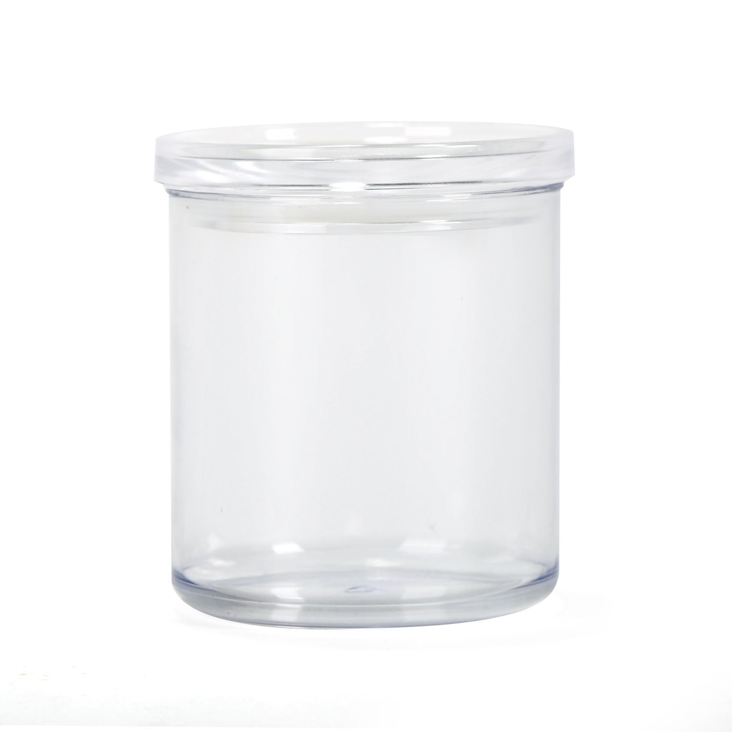 Round Shape 660 ml Canister (Transparent)