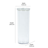 Round Shape 1800 ml Container (Transparent)