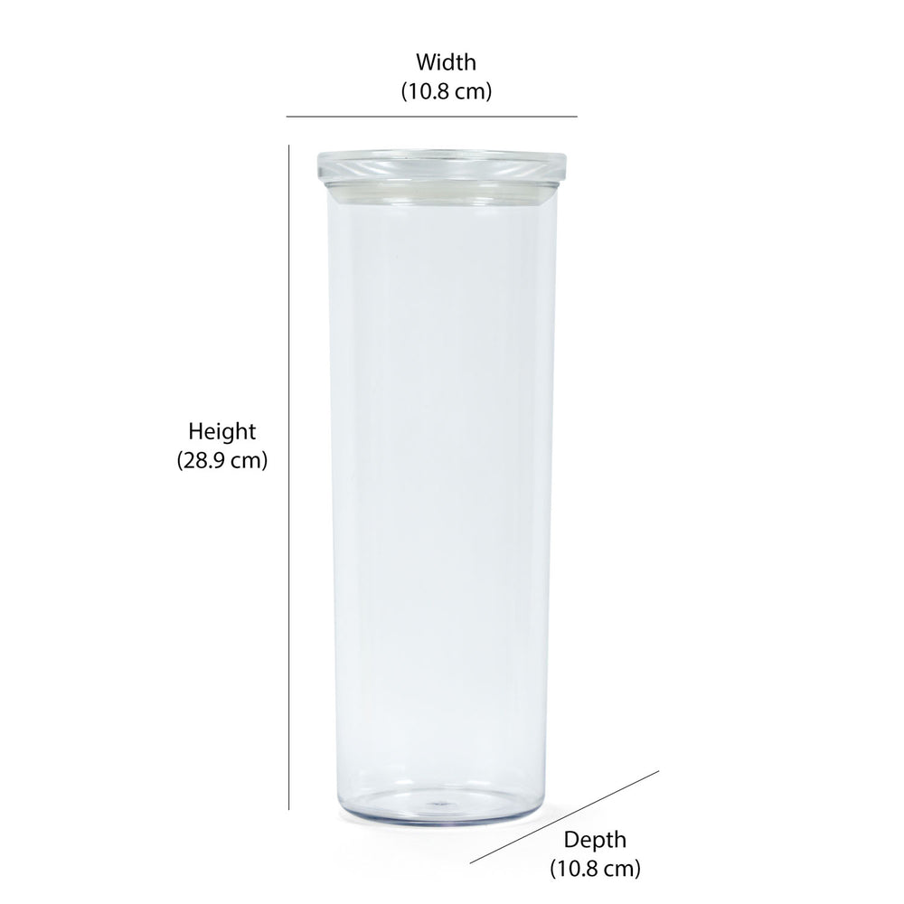 Round Shape 1800 ml Container (Transparent)