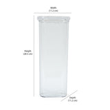 Square Shape 2300 ml Canister (Transparent)