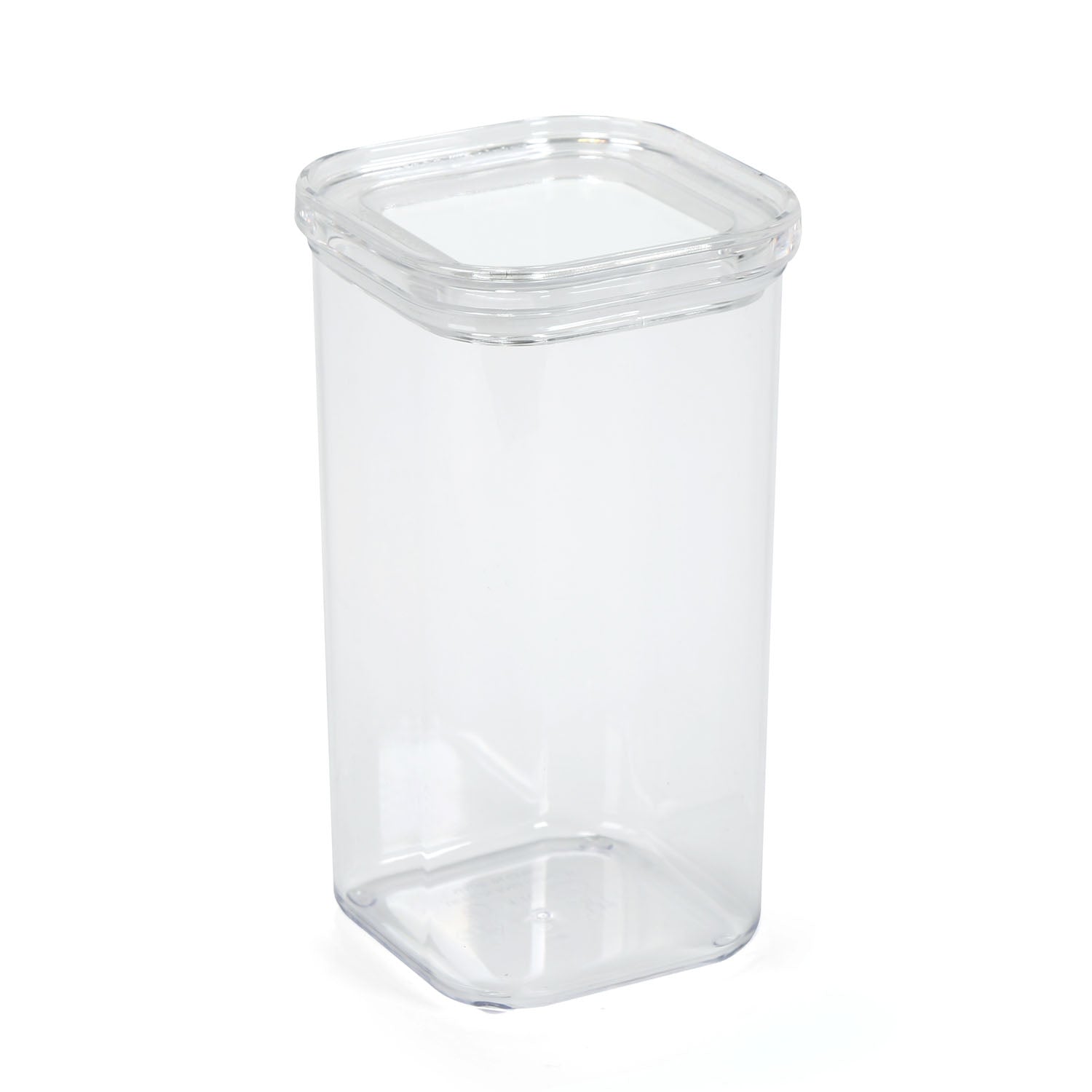Square Shape 1700 ml Canister (Transparent)