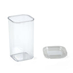 Square Shape 1700 ml Canister (Transparent)