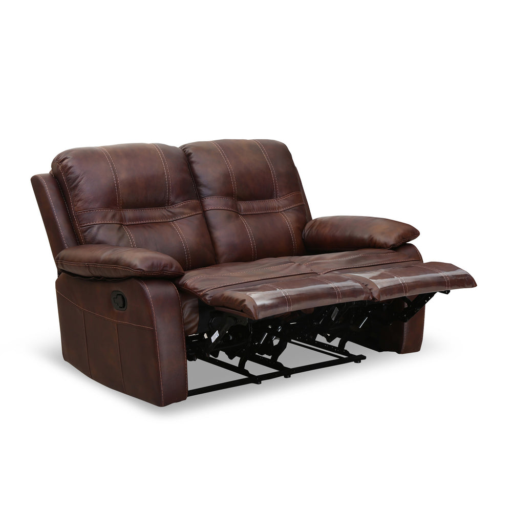 Wilson 2 Seater Manual Recliner (Brown)