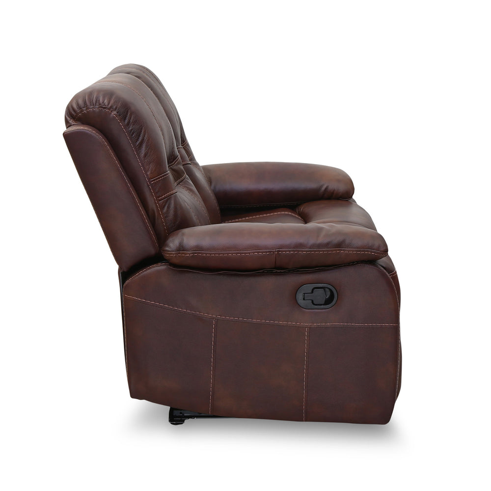 Wilson 2 Seater Manual Recliner (Brown)