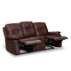 Wilson 3 Seater Manual Recliner- Brown