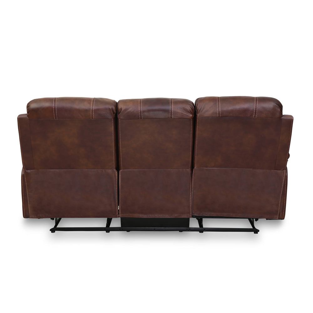 Wilson 3 Seater Manual Recliner- Brown