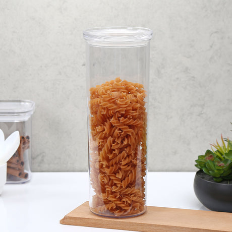 Nilkamal Round Shape 1800 Ml Canister Transparent
