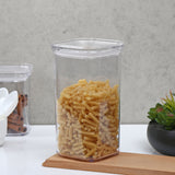 Nilkamal Square Shape 1700 Ml Canister Transparent