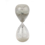 Decorative Sand Hour Glass Showpiece- White