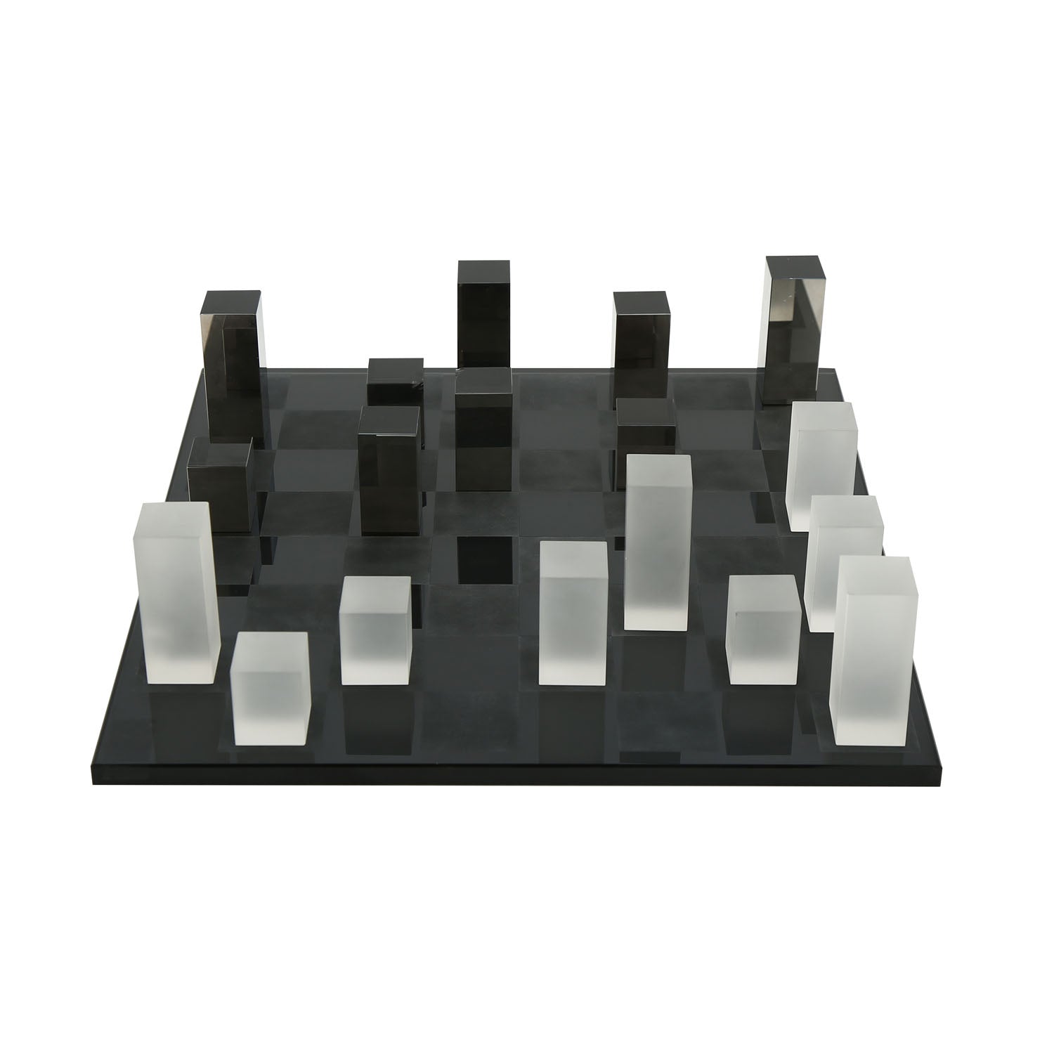 Decorative Crystal Chessboard Showpiece- Black