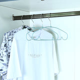 Nilkamal Metal And Pvc Cloth Hanger Set Of 10 (Lavender) - 02