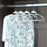 Nilkamal Plastic Cloth Hanger Set Of 10 (Mint Blue)