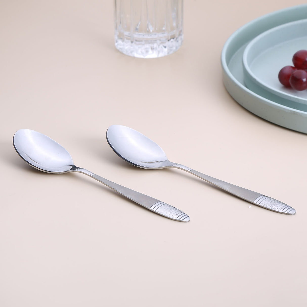 Nilkamal Arias by Lara Dutta Lunar Stainless Steel Dinner Spoon Set of 6