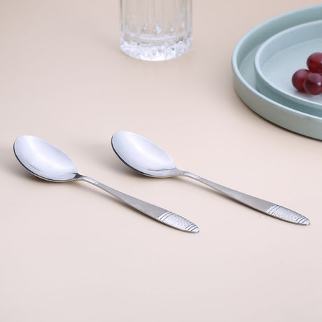 Nilkamal Arias by Lara Dutta Lunar Stainless Steel Dinner Spoon Set of 6