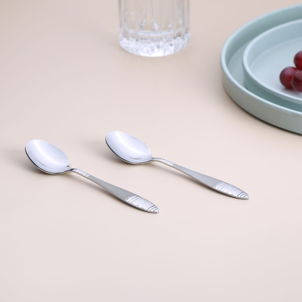 Nilkamal Arias by Lara Dutta Lunar Stainless Steel Tea Spoon Set of 6