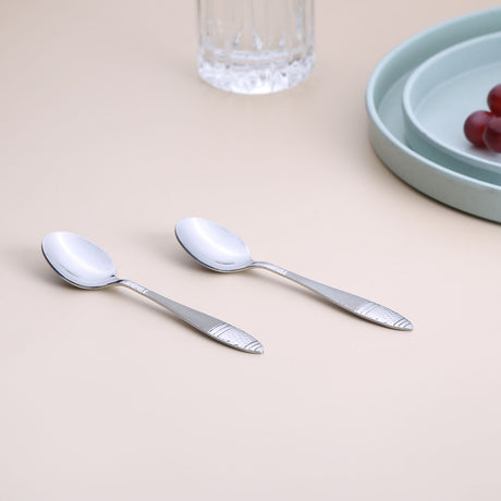 Nilkamal Arias by Lara Dutta Lunar Stainless Steel Tea Spoon Set of 6