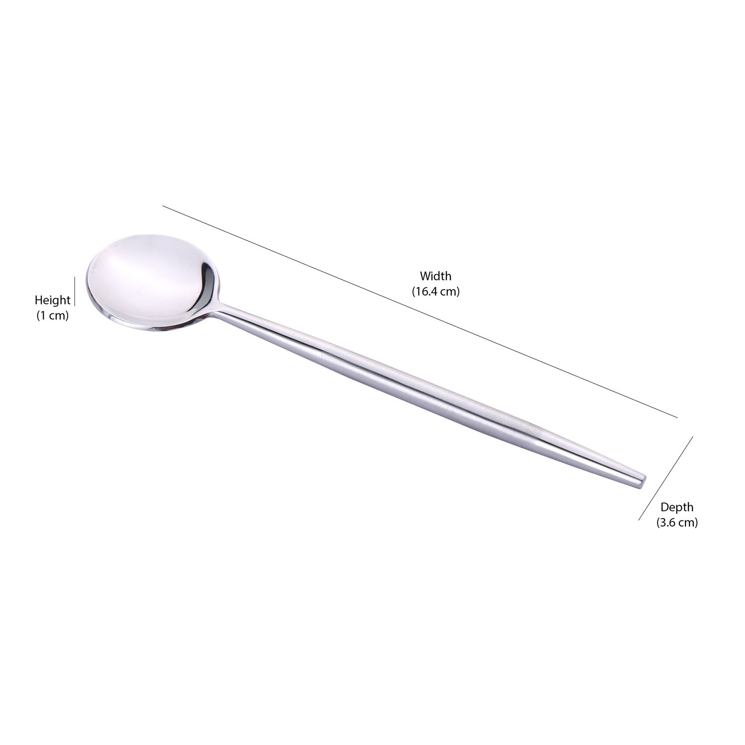Arias by Lara Dutta Canary Stainless Steel Tea Spoon Set of 6