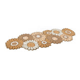 Decorative Floral Beaded Table Runner (Multicolor)