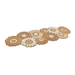 Decorative Floral Beaded Table Runner (Multicolor)
