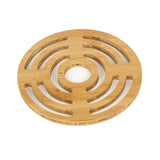 Round Bamboo Trivet- Light Brown