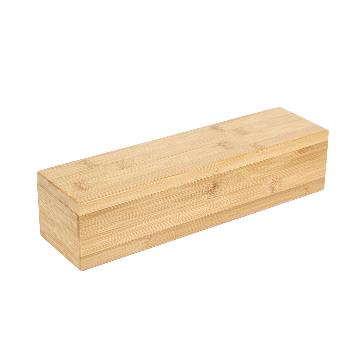 Five Sectional Bamboo Tea Box (Light Brown)