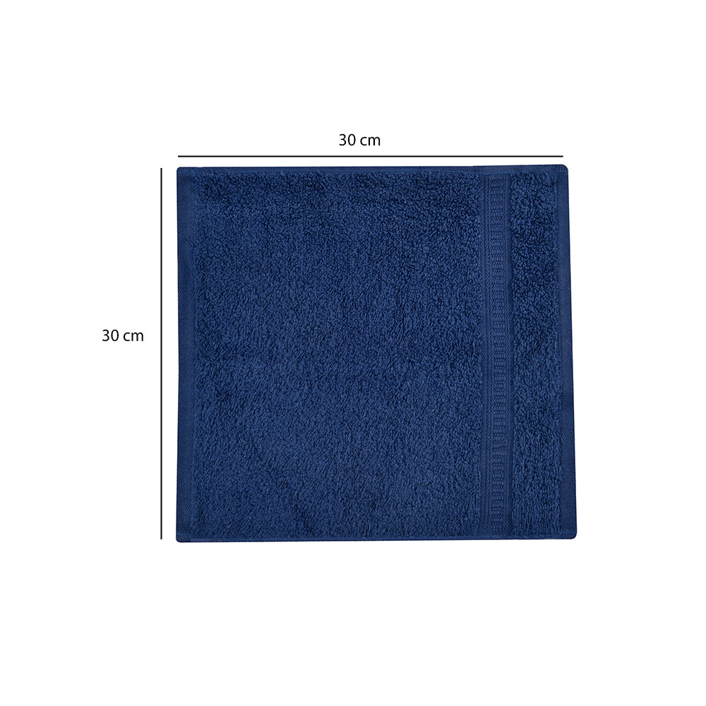 Cotton Face Towel- Blue