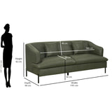 Modena 3 Seater Sofa (Green)