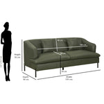 Modena 3 Seater Sofa (Green)