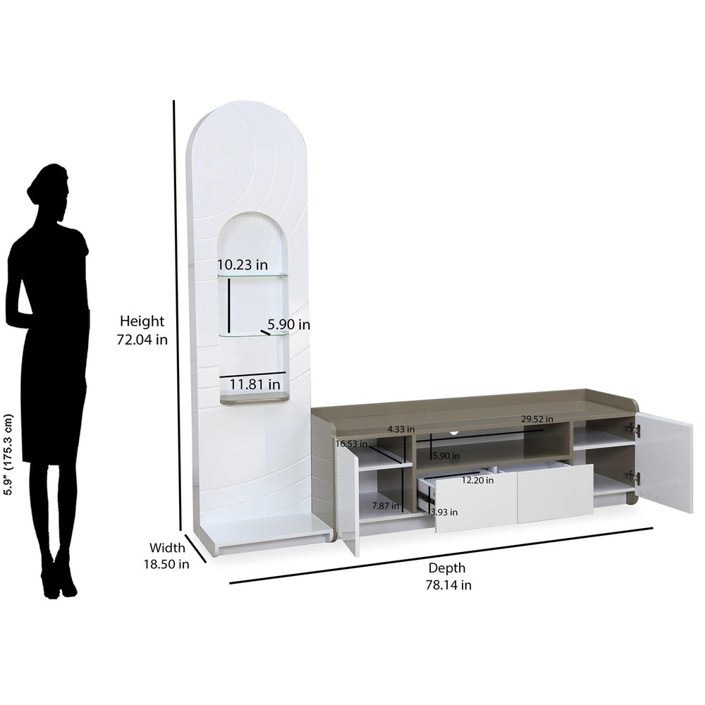 Cassini Wall Unit (White)