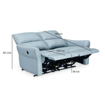 Skye 2 Seater Electric Recliner (Sky Blue)