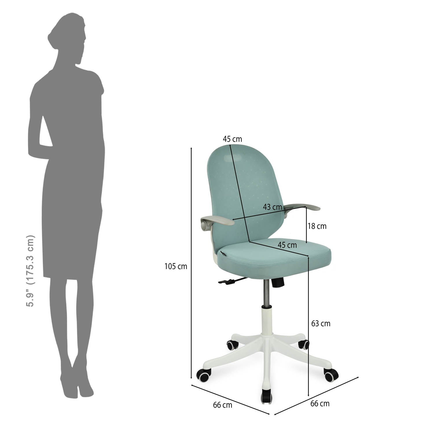 Islay Kids Chair- Blue