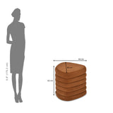 Taro Ottoman with Storage- Terracotta