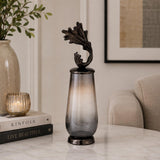 Decorative Hamatite Twig Large Vase- Grey